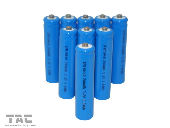 Batterie der Lithium-Ionen-Batterie-3.2V LiFePO4 AAA/IFR10440 200mAh für Solarprodukt
