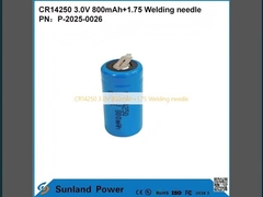 CR14250 3,0V 800mAh+1,75 Schweißnadel