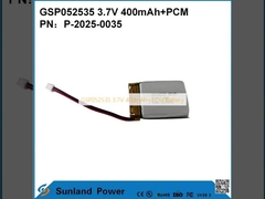 GSP052535 3,7V 400mAh+PCM Akku