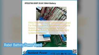 Roboterbatterie-Upgrade 25,6 V 30 Ah